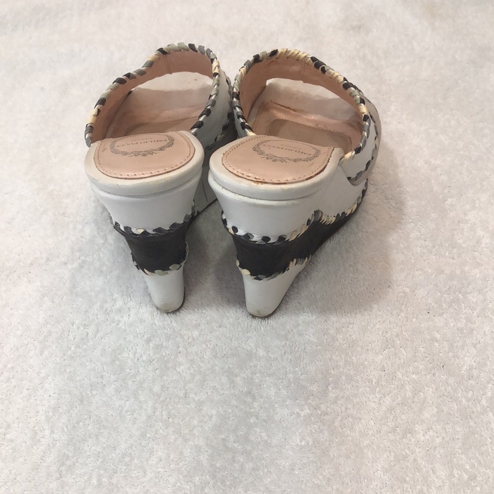 Pucci sandals in black and white leather! - Picture 2 of 5